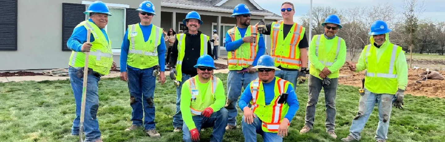 BrightView team members landscape military